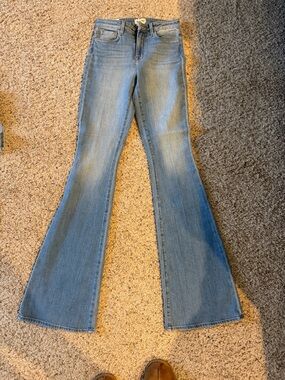 L’AGENCE BELL HIGH RISE FLARE JEANS SIZE 25 NWT